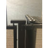 Screenflex 6'8"H Door - Mounted to End of Room Divider - Grey