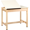 Drafting Table 36"L x 24"W x 30"H - 2 Piece Top