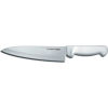 Dexter Russell 31600 - Cook's Knife, High Carbon Steel, Stamped, White Handle, 8&quot;L