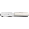 Dexter Russell 24403 - Scalloped Sandwich Spreader, High Carbon Steel, White Handle, 3-1/2&quot;L