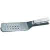 Dexter Russell 19703 - Perforated Turner, High Carbon Steel, White Handle, 8&quot;L x 3&quot;W