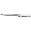 Dexter Russell 31608 - Narrow Fillet Knife, High Carbon Steel, Stamped, White Handle, 7&quot;L