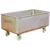DC Tech Stainless Steel Bulk Truck with Drain and Cap TKS11001 1100 Lb. Capacity