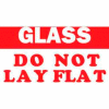 Glass-Do Not Lay Flat 3" x 5" - White / Red