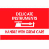 Delicate Instrument Handle 2" x 3" - White / Red