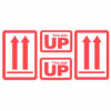 This Side Up 5" x 9" - White / Red