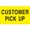 Customer Pick Up 3" x 5" - Bright Yellow / Black