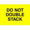 Don't Double Stack 2" x 3" - Bright Yellow / Black