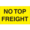 No Top Freight 3" x 5" - Bright Yellow / Black
