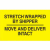 Stretch Wrapped By 3" x 5" - Bright Yellow / Black