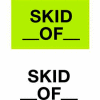 Skid Of 3" x 5" - Fluorescent Green / Black
