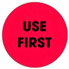 Use First 2" Dia. - Fluorescent Red / Black