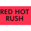 Red Hot Rush 2" x 3" - Fluorescent Red / Black
