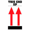 This End Up 4" x 8" - White / Red / Black
