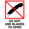 Do Not Use Blades 4" x 6" - White / Red / Black