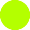 Fluorescent Green Discs 1" Dia.