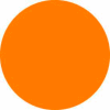 Fluorescent Orange 2" Dia. Discs
