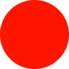 Fluorescent Red 2" Dia. Discs