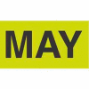 May 3" x 6" - Fluorescent Green / Black