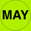May 2" - Fluorescent Green / Black
