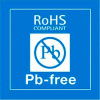 Pb-Free Rohs 4" x 4" - Blue / White