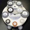 Dumore 774-0041 Grinding Wheel, 2X1/4X.250, 80 Grit, Code 1, Red