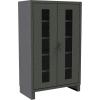 Durham Heavy Duty Clearview Lockable Storage Cabinet HDCC244878-4S95 - 12 Gauge 48"W x 24"D x 78"H