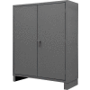 Global Industrial Heavy Duty Combination Cabinet w/ 5 Shelves & Hanger Bar, 48"W x 24"D x 78"H