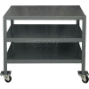 Durham MTM183630-2K395 36"W X 18"D X 30"H Machine table with 2 shelves