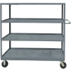 Durham Mfg® Rolling Service Stock Truck RSC-3060-4-3K-95 4 Shelves 3000 Lb. Capacity 60 x 30