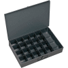 Durham Steel Scoop Compartment Box 204-95 - 21 Compartment, 13-3/8x9-1/4x2 - Pkg Qty 6