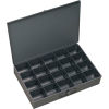 Durham Steel Scoop Compartment Box 206-95 - 20 Compartment, 13-3/8x9-1/4x2 - Pkg Qty 6