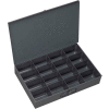 Durham Steel Scoop Compartment Box 209-95 - 16 Compartment, 13-3/8x9-1/4x2 - Pkg Qty 6