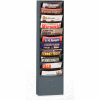 11 Pocket Vertical Literature Rack - Gray
