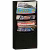 5 Pocket Vertical Literature Rack - Black