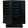 20 Pocket Rotary Literature Rack - Black