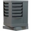 20 Pocket Rotary Literature Rack - Gray