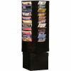 44 Pocket Rotary Literature Rack - Black