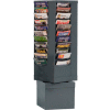 44 Pocket Rotary Literature Rack - Gray