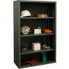 Durham 5014-3S-95 Extra Heavy Duty/Enclosed Shelving 48" x 24" x 60", 3 Shelf, Gray