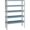 Durham - Extra Heavy Duty/Open Shelving 60" x 24" x 72", 5 Shelf, Gray
