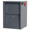 dVault Weekend Away Secure Mailbox with Vault DVJR0060 - Front Access - Gray