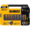 DeWALT&#174; Impact Ready Socket Set, DW22812, 1/2&quot; Drive, 10 Pieces
