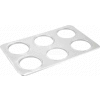 Winco ADP-444 6 Hole Adaptor Plate - Pkg Qty 10