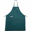 Winco BA-PGN Full Length Bib Apron with Pocket, Green, 31"x26" - Pkg Qty 12