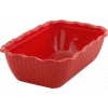 Winco CRK-10R Deli Crock, Red - Pkg Qty 24