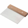 Winco DSC-3 Dough Scraper W/ Wooden Handle - Pkg Qty 24