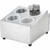 Winco FC-4H Flatware Cylinder Holder, 4 Hole, 2 Tiers