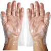 Winco GLP- M Disposable Plastic Food Service Gloves, Medium, Clear, 500/Box - Pkg Qty 10