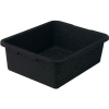 Winco PLW-7K  20.75" x 16.75" x 7" Premium Heavy-Duty Dish Box, Black